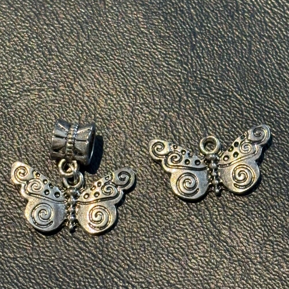 HARLEY DAVIDSON STERLING SILVER BUTTERFLY RIDE BEAD